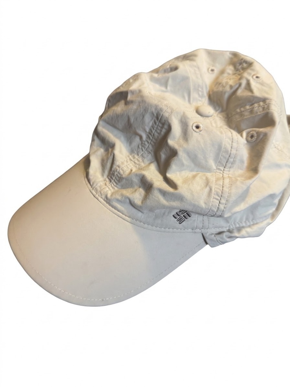 Columbia White Lightweight Performance Cap
